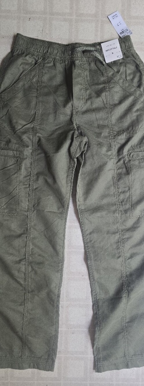 A&F Big Boys Baggy Pants 15/16 Reg Dark Green